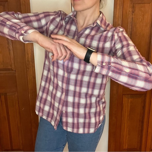 Madewell Ex-Boyfriend Button Down Shirt - Picture 4 of 11